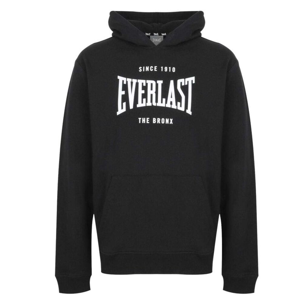 Everlast Mens Bronx Oversized Pullover Hoodie / Black